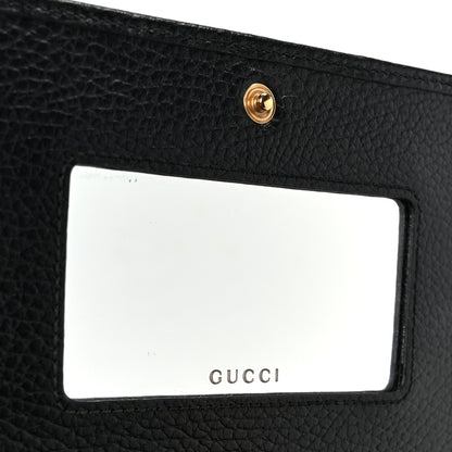 Gucci Calfskin Mini GG Marmont Chain Wallet Black 7 of 13