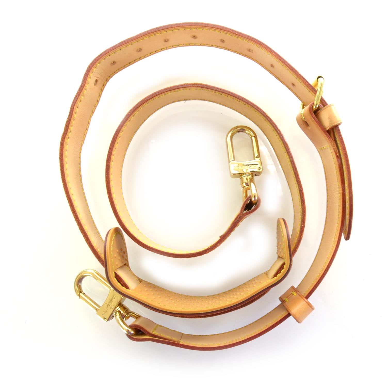 Louis Vuitton Vachetta Adjustable Luggage Shoulder Strap 3 of 5