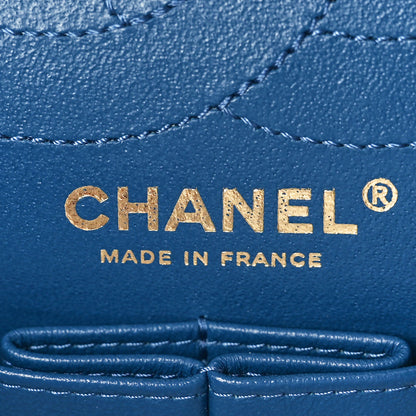 Chanel Sheepskin Chevron Quilted 2.55 Reissue 226 Flap Dark Pink 5 of 9