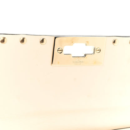 Valentino Garavani Nappa Rockstud Spike Wallet on Chain Light Ivory 10 of 10