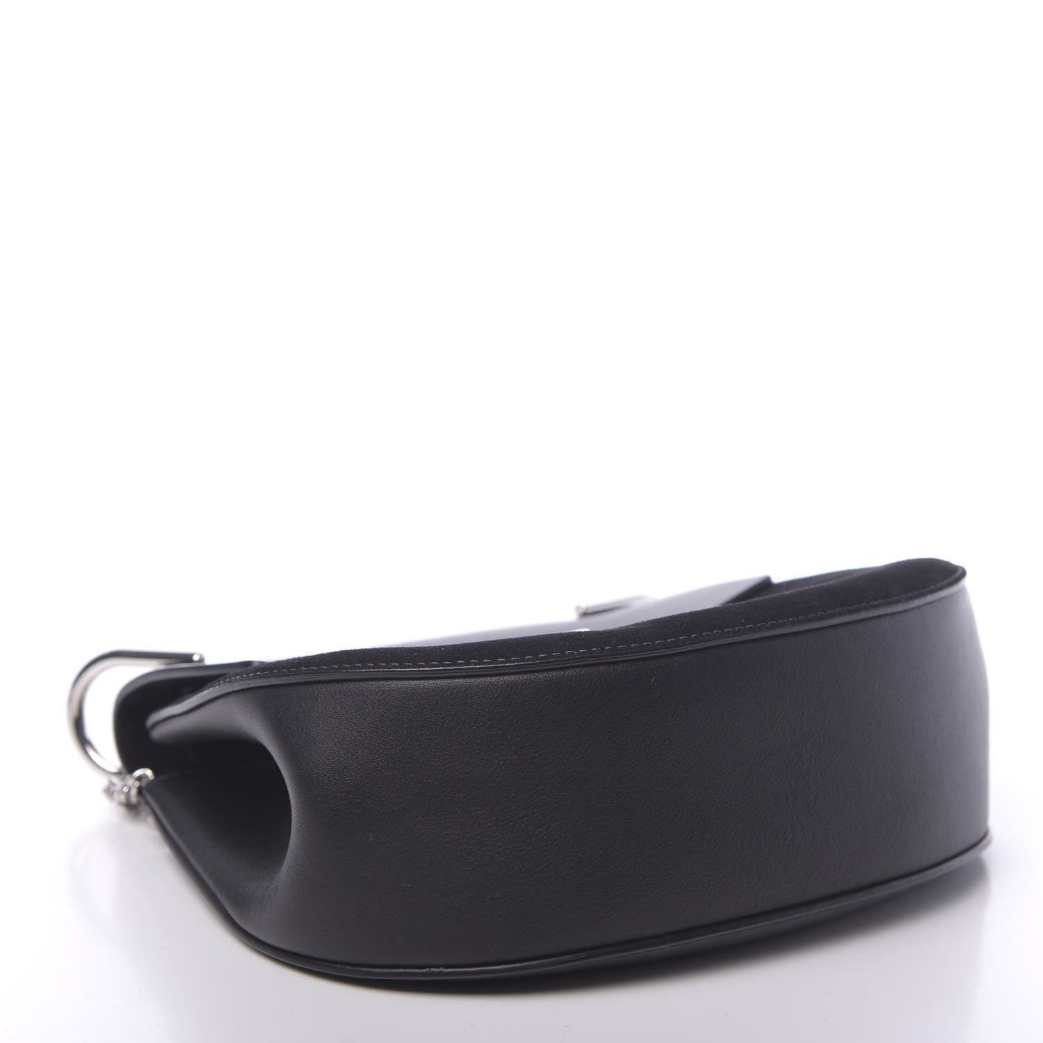 Chloe Suede Smooth Calfskin Drew Shoulder Bag Black 4 of 10
