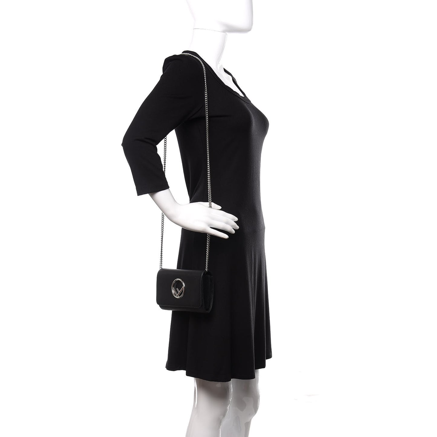 Vitello Cruise F is Fendi Wallet on Chain Black