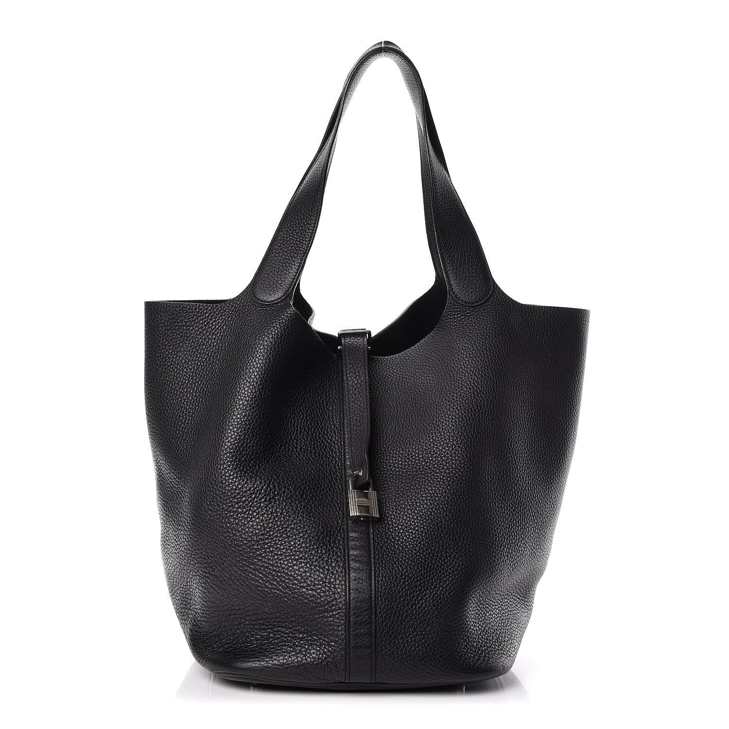 Hermes Taurillon Clemence Picotin Lock TGM Black 1 of 10