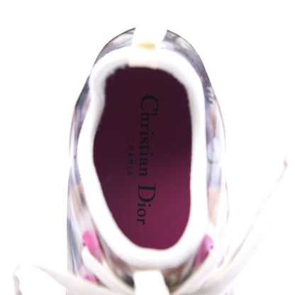 Christian Dior Neoprene Rubber Womens KaleiDiorscopic D-Connect Sneakers 37 White Cypress 7 of 10