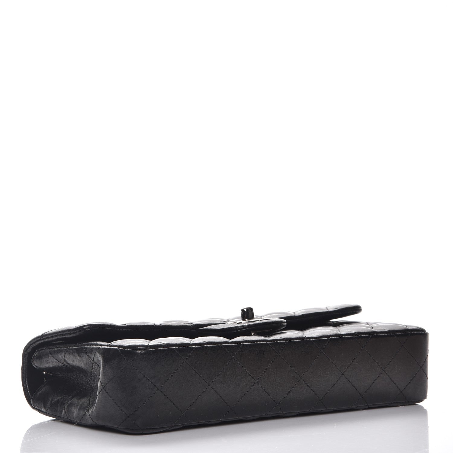 Chanel Lambskin Quilted East West Flap Black 4 of 10