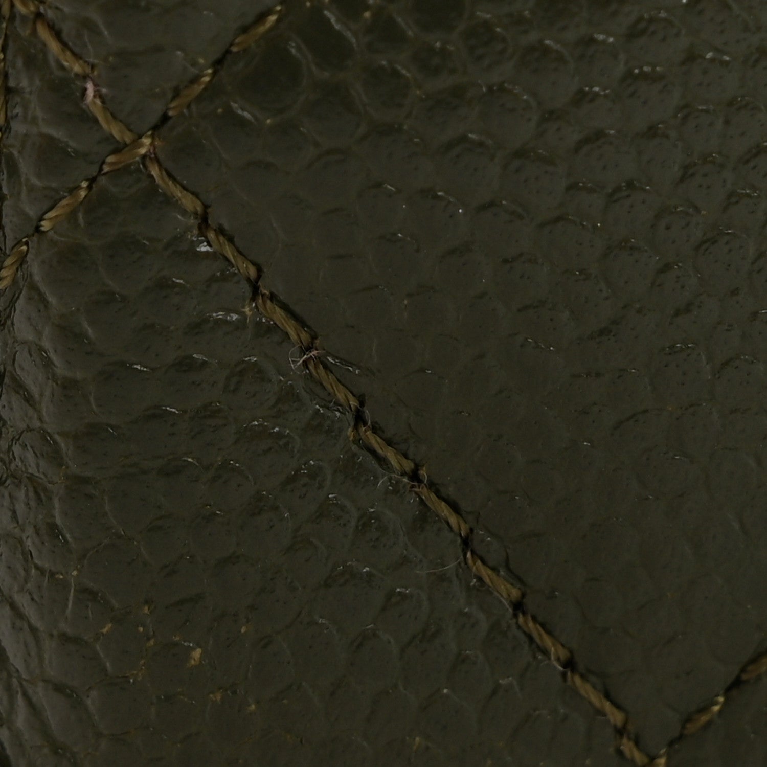 Chanel Caviar Quilted Multi Chain Card Holder Khaki 10 of 11