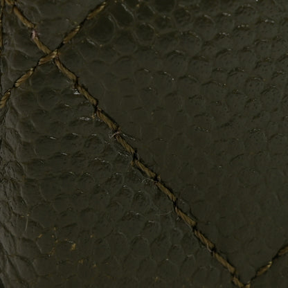 Chanel Caviar Quilted Multi Chain Card Holder Khaki 10 of 11