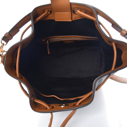 MCM Calfskin Visetos Geonautic Bucket Bag Black 7 of 8