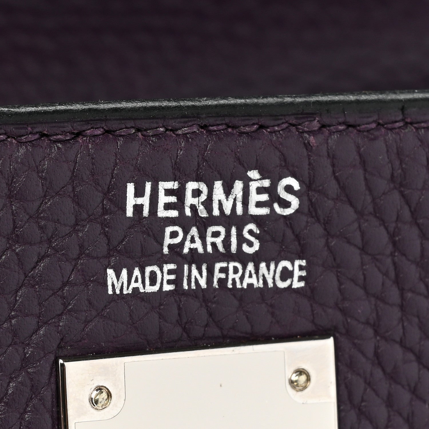 Hermes Taurillon Clemence Kelly Retourne 35 Raisin 6 of 18