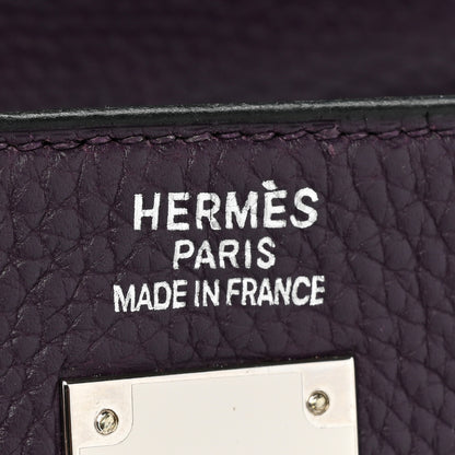 Hermes Taurillon Clemence Kelly Retourne 35 Raisin 6 of 18