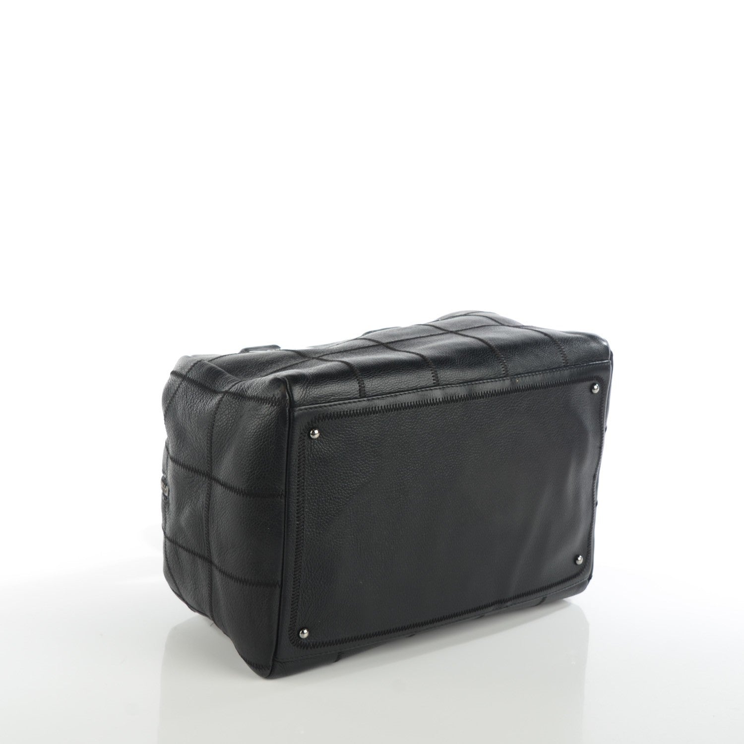 Chanel Caviar Square Stitched Medium Tote Black 4 of 7