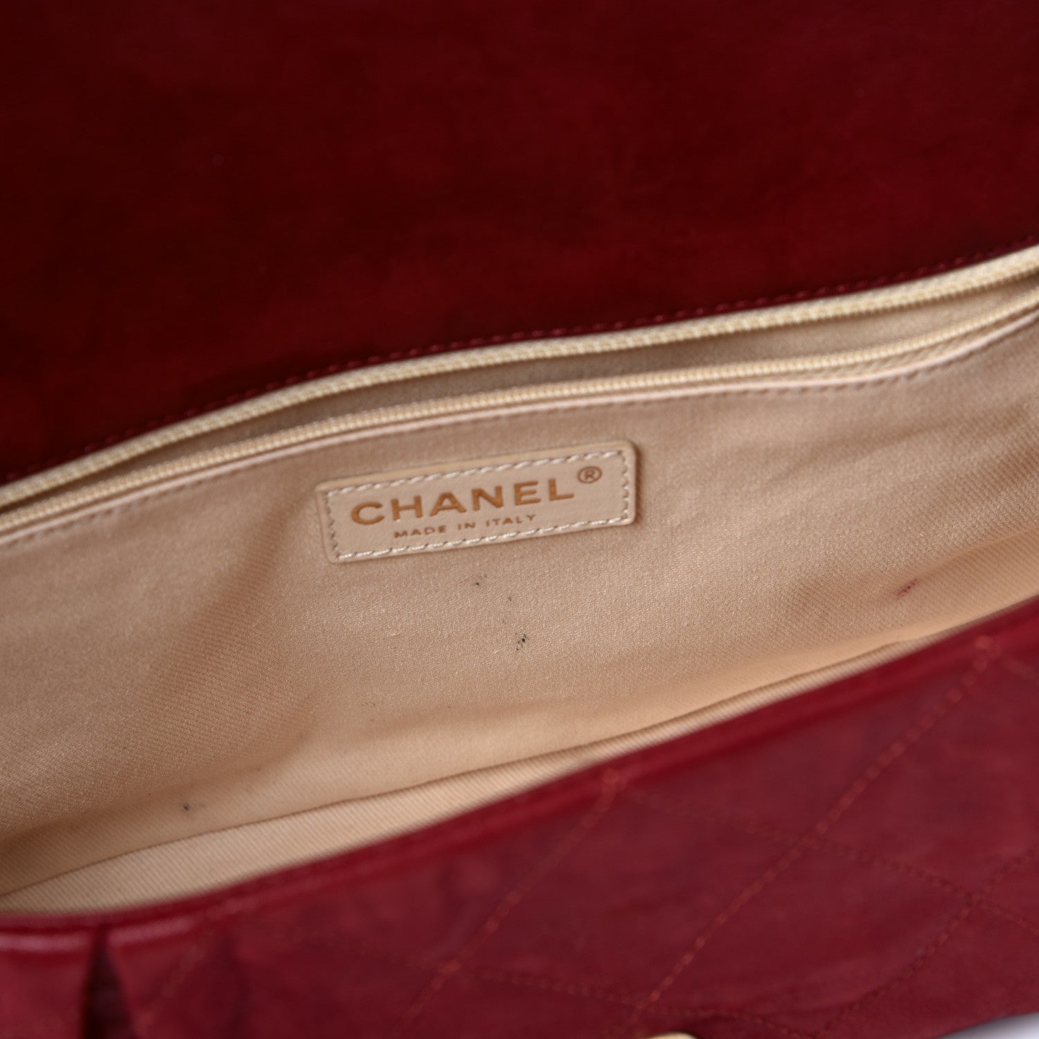 Chanel Iridescent Calfskin Large Chic Quilt Flap Red 7 of 16