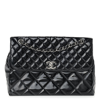 Chanel Vinyl Quilted In the Business Flap Bag Black 1 of 16
