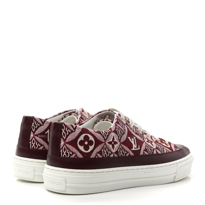 Louis Vuitton Jacquard Since 1854 Stellar Sneakers 37 Bordeaux 4 of 9