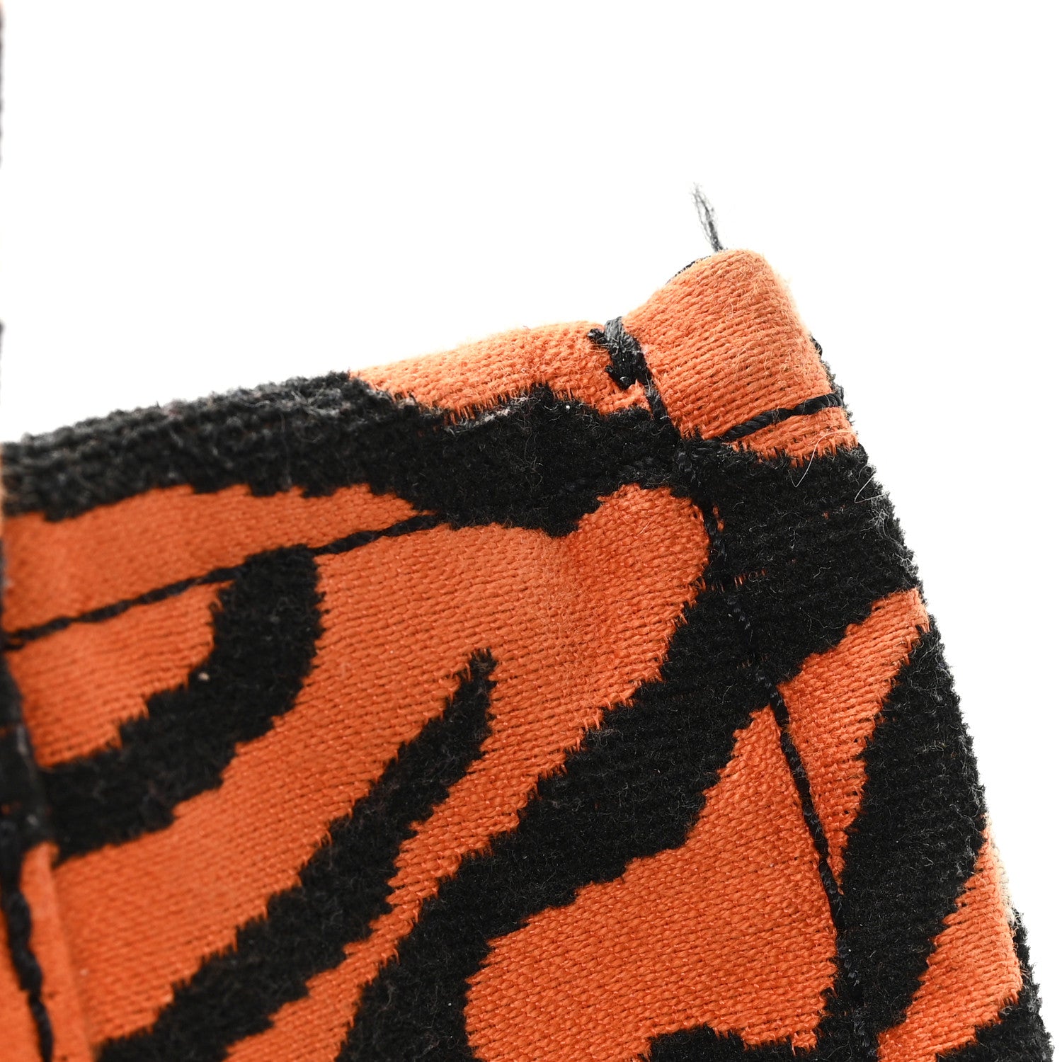 Marc Jacobs Cotton Canvas Zebra Tiger Print Medium The Traveler Tote Bag 11 of 12