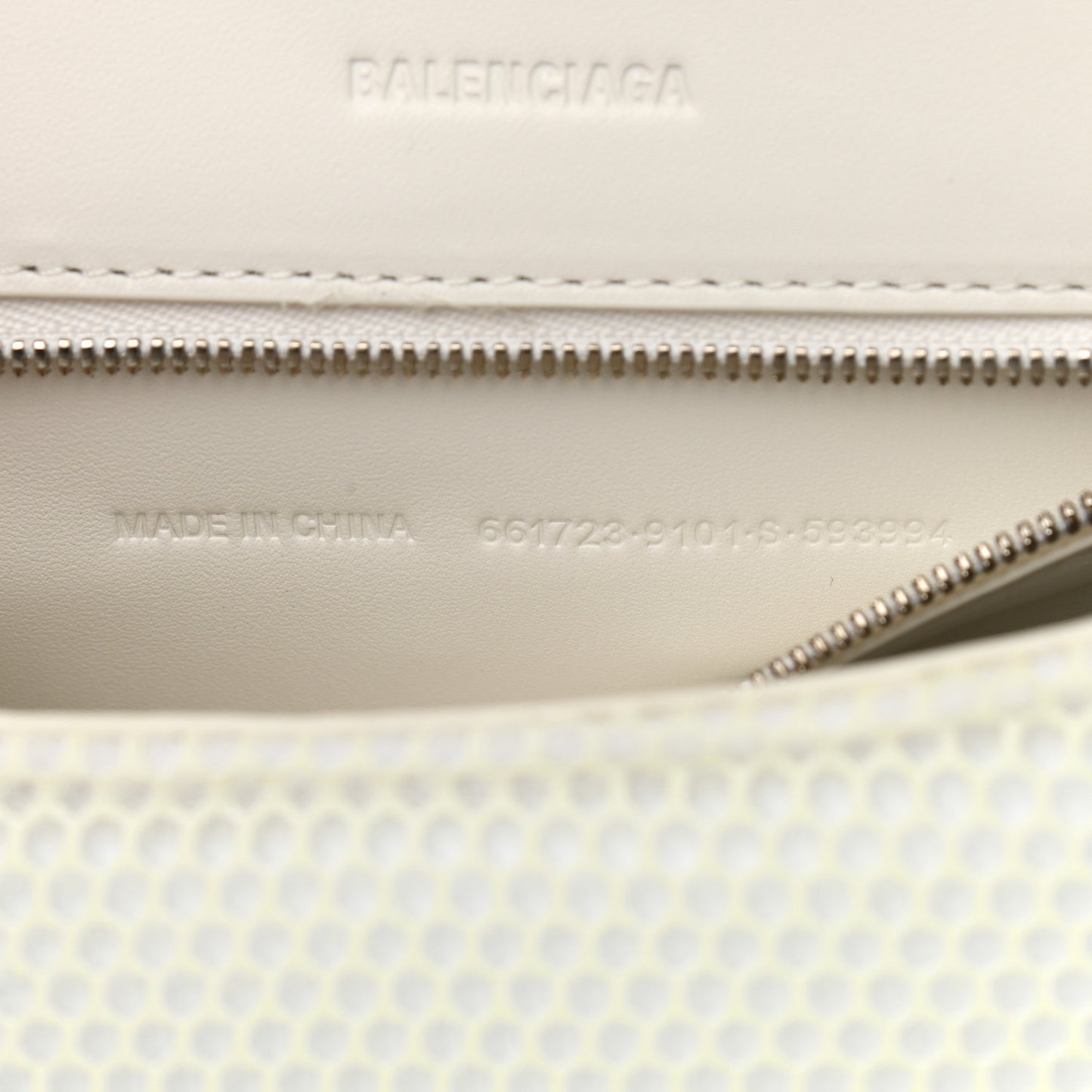 Faux Calfskin Fabric Glow In The Dark Small Sneakerhead Top Handle Bag White