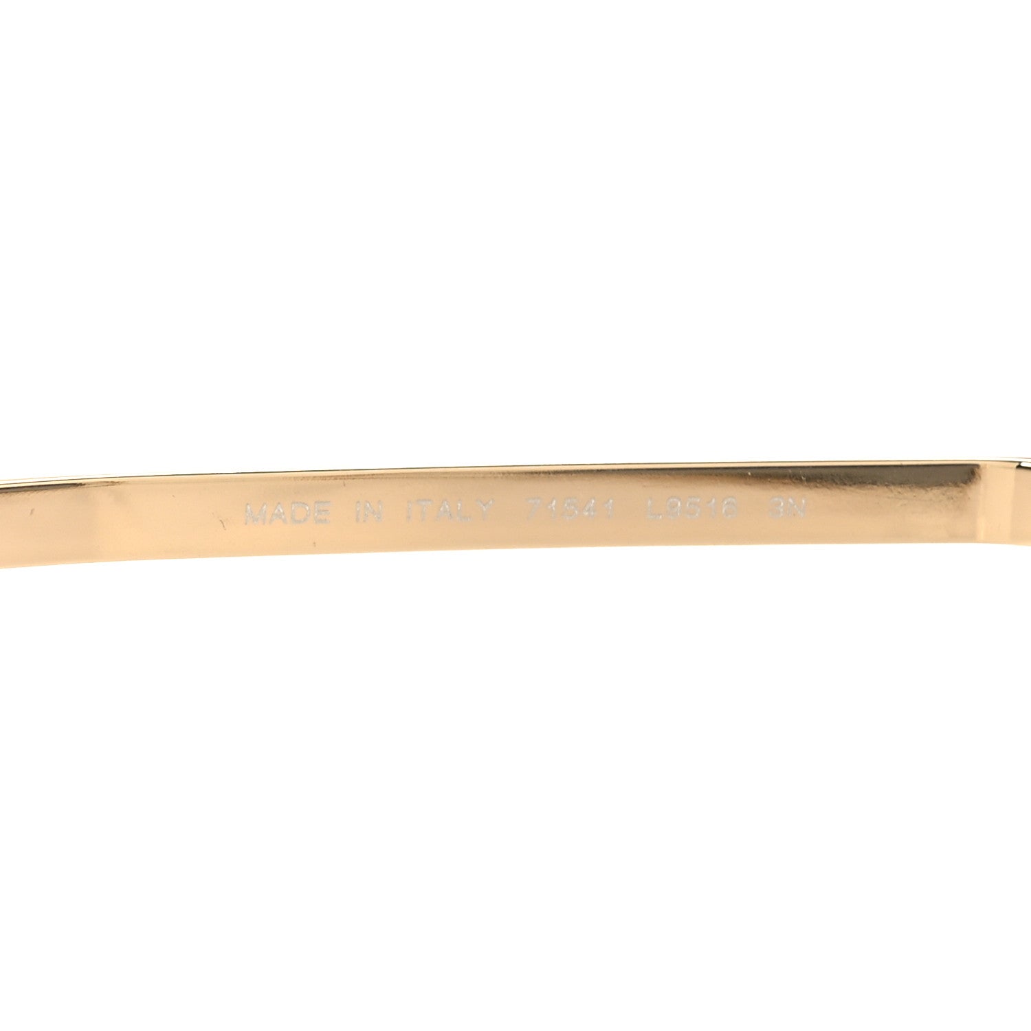 Chanel Metal Logo Square Sunglasses 71541 Gold 6 of 7