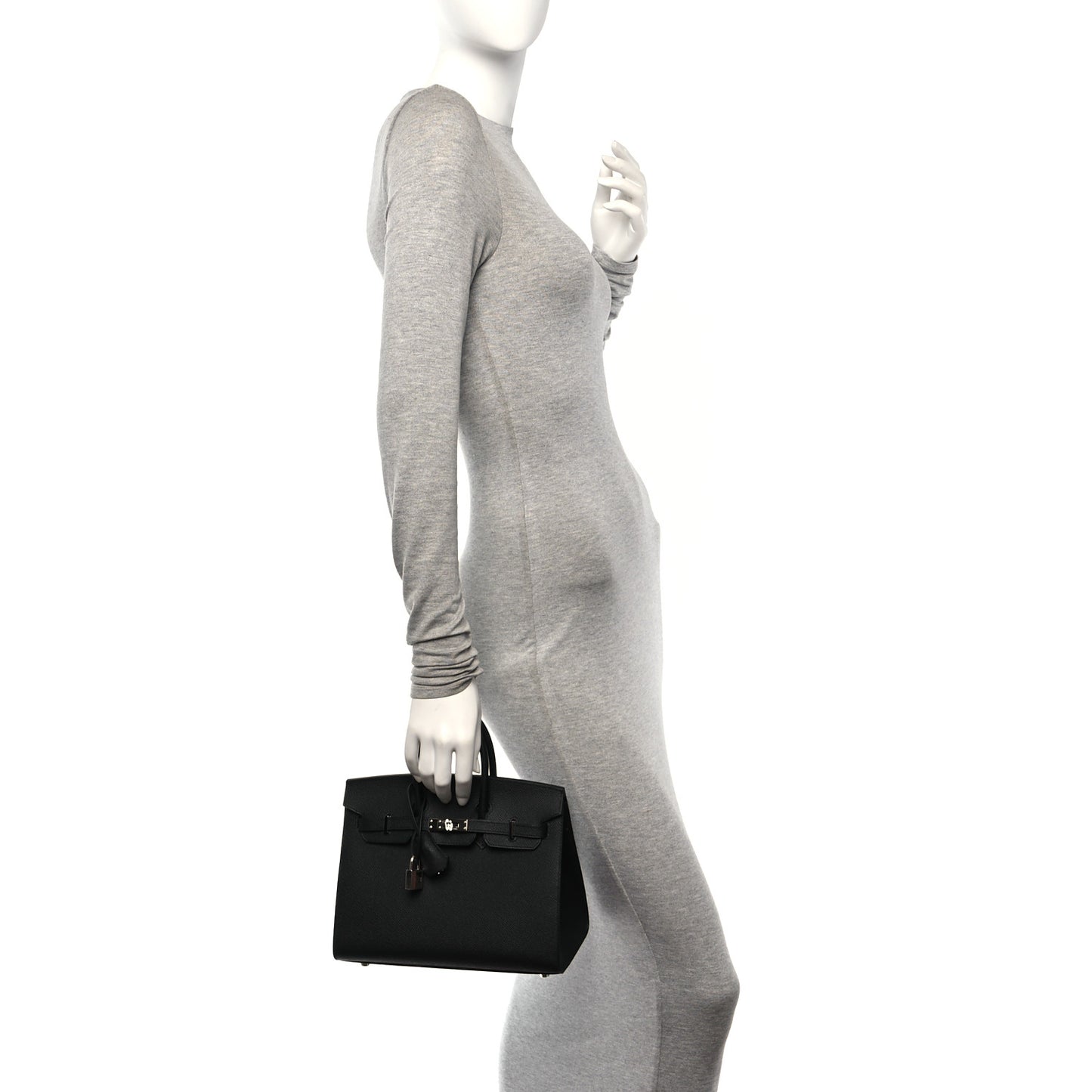 Epsom Birkin Sellier 25 Black