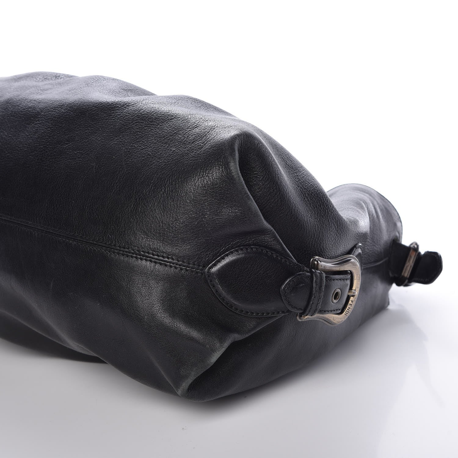 Fendi Vitello Palma Doctor B Hobo Bag Black 13 of 16