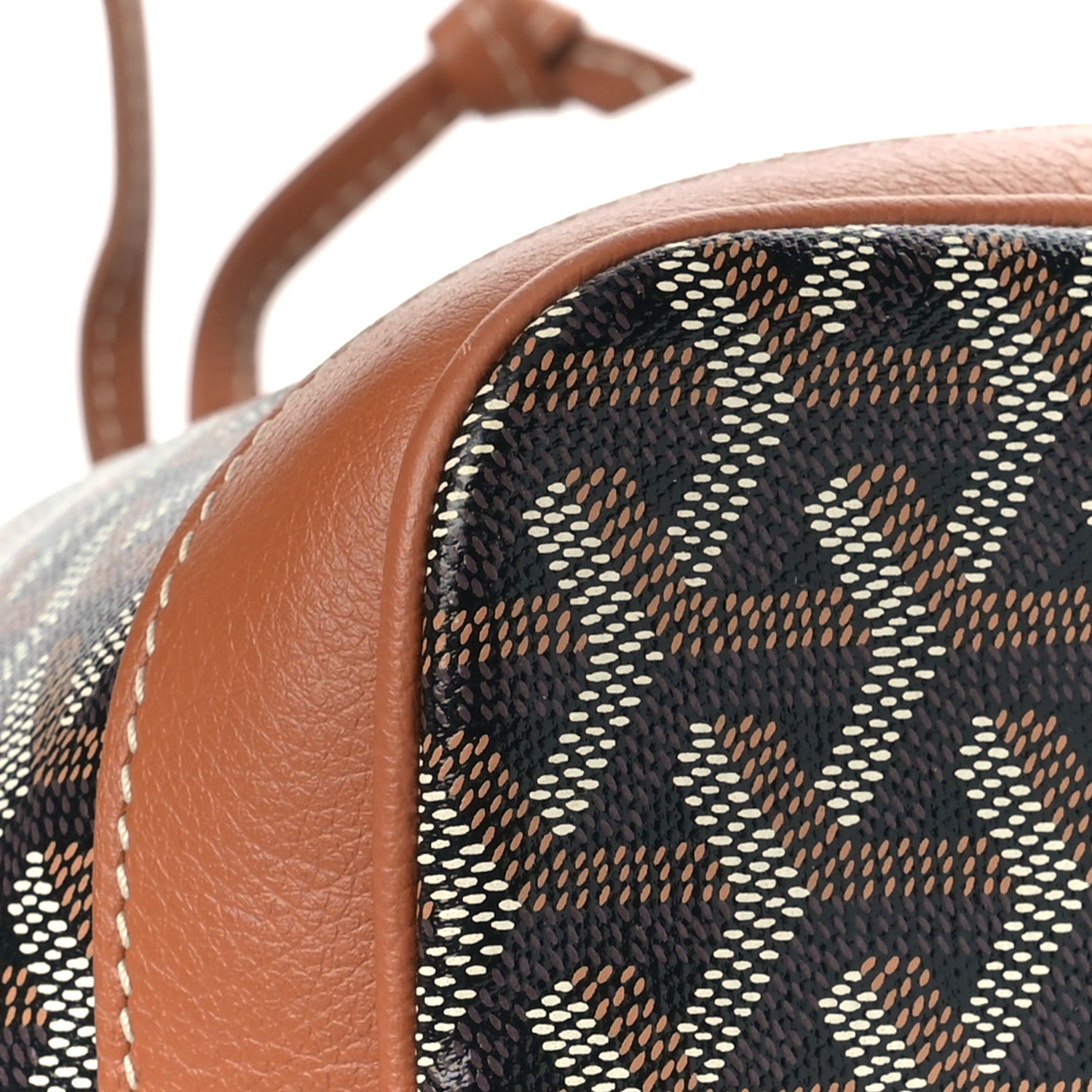 Goyard Goyardine Petit Flot Bucket Bag PM Black Gold 5 of 6