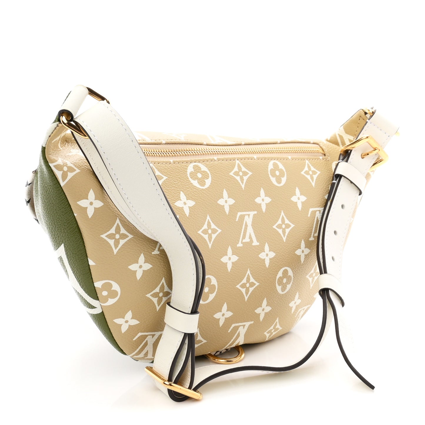Monogram Giant Bumbag Kaki Beige