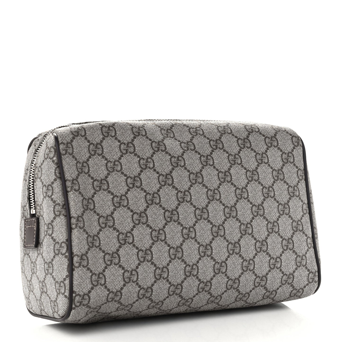 GG Plus Monogram Large Toiletry Case Brown