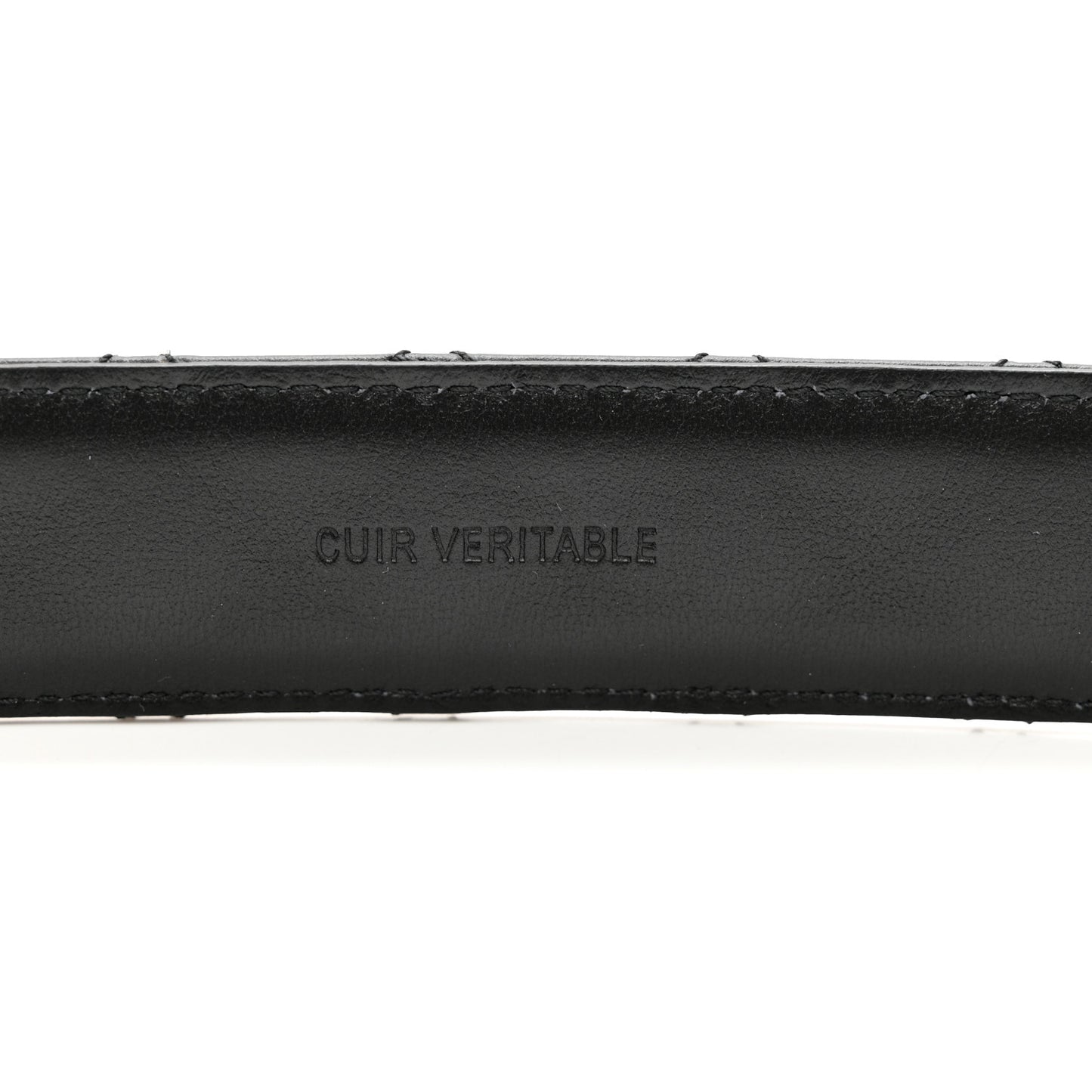 Calfskin Quilted CC Chain Belt 85 34 Black