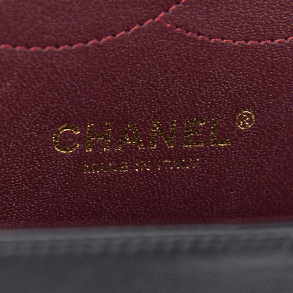 Chanel Lambskin Quilted Jumbo Double Flap Black 6 of 12