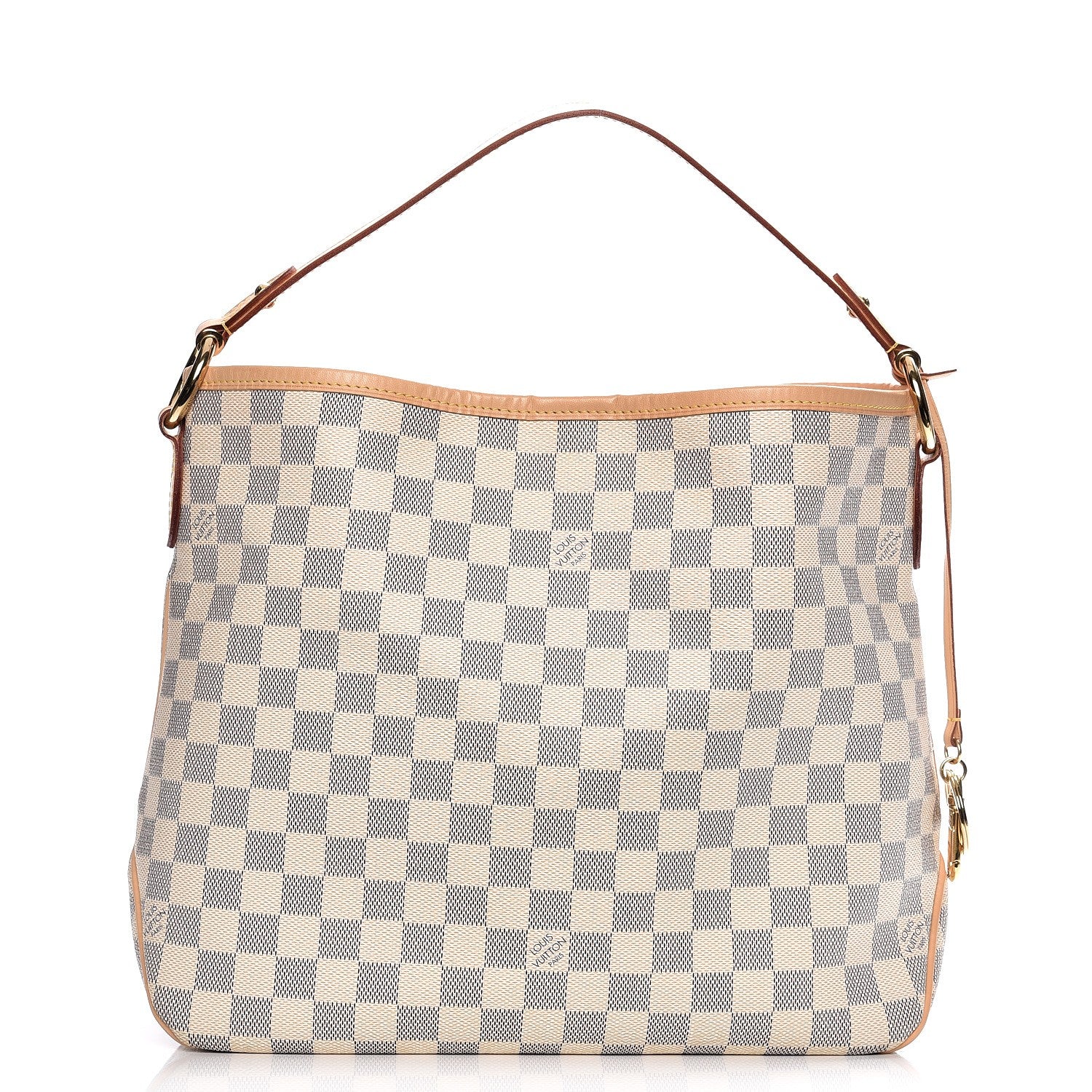 Louis Vuitton Damier Azur Delightful PM Rose Ballerine 1 of 10
