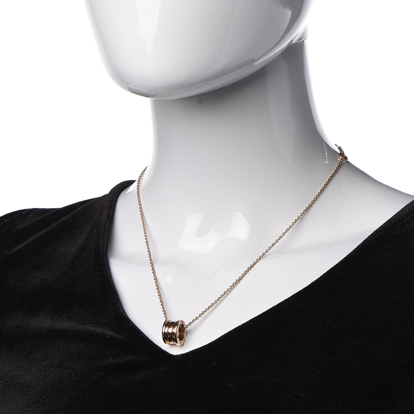 18K Rose Gold B.Zero1 Pendant Necklace