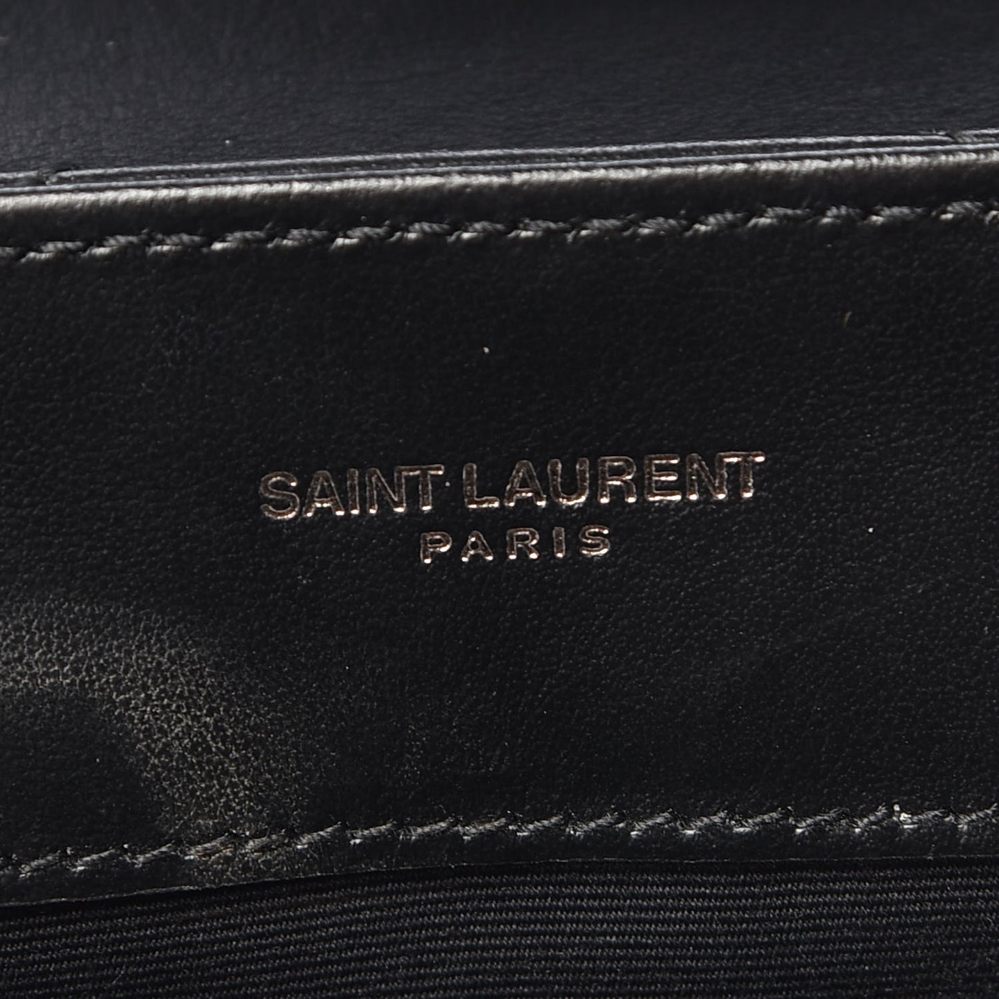 Calfskin Y Quilted Monogram Small Loulou Chain Satchel Black