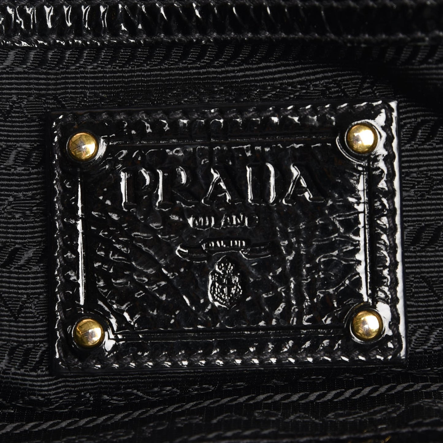 Vernice Shopping Tote Black