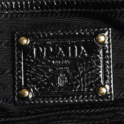 Prada Vernice Shopping Tote Black 8 of 12