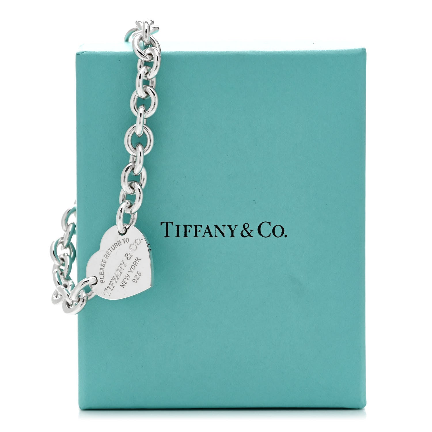 Tiffany Sterling Silver Return to Tiffany Heart Tag Bracelet