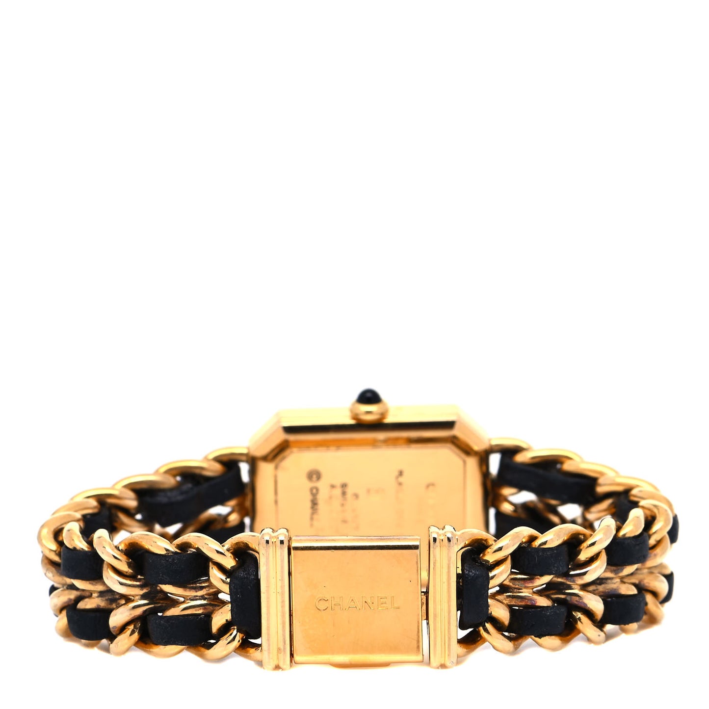 Stainless Steel Lambskin 20mm Chain Premiere Quartz Watch Gold M