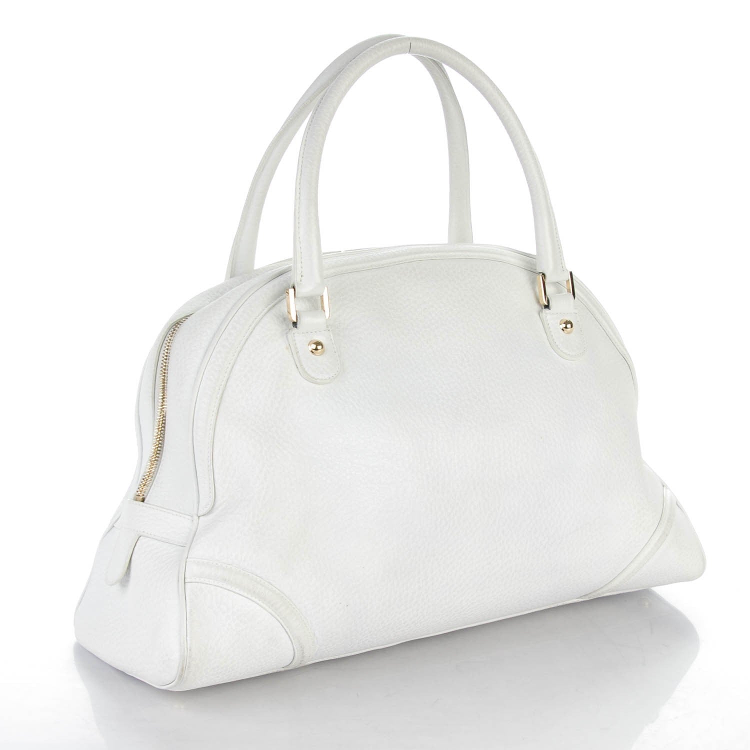 Gucci Calfskin Web Blondie Bowler White 3 of 8