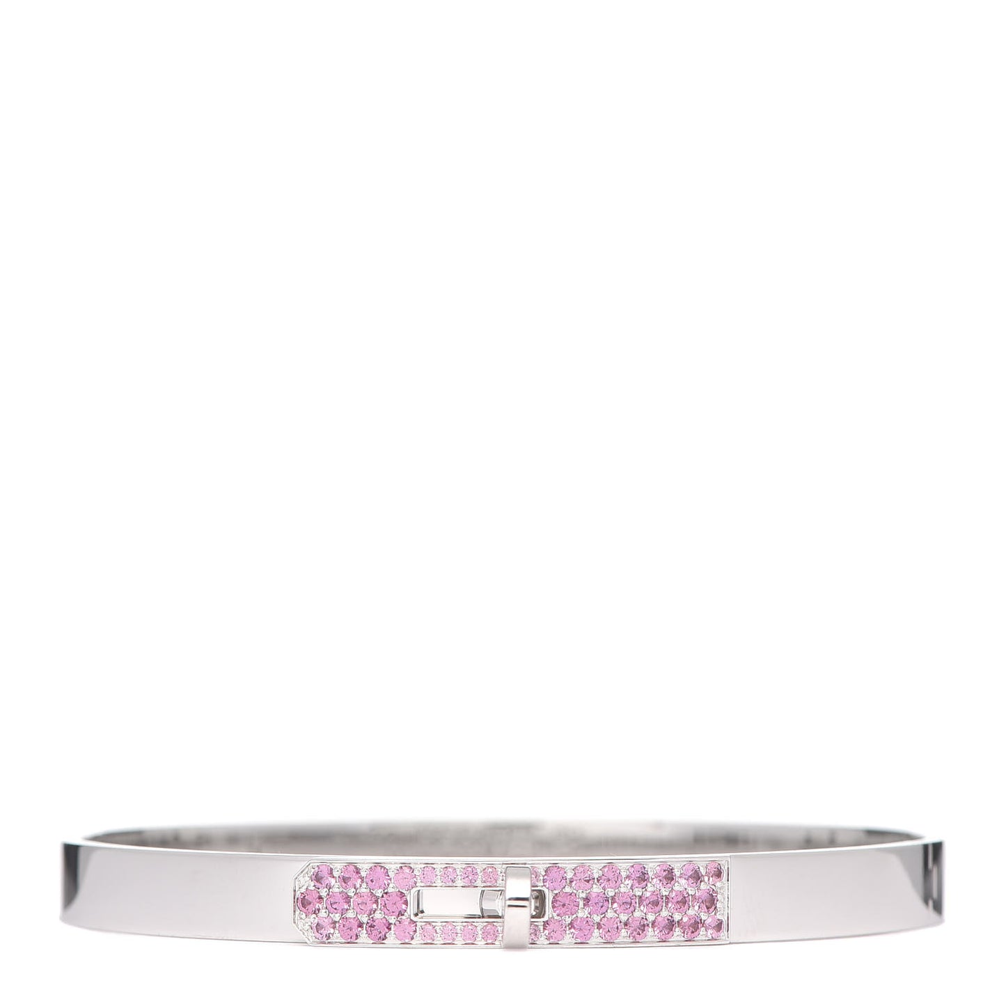 18K White Gold Pink Rhodolite PM Kelly Bracelet SH