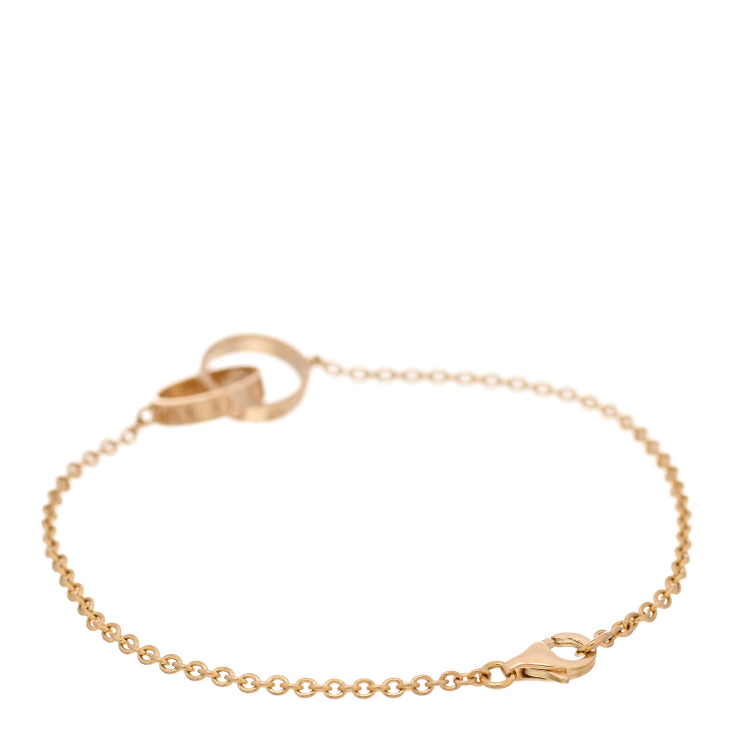 18K Yellow Gold Interlocking LOVE Bracelet