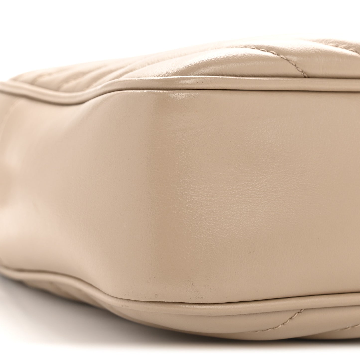 Calfskin Matelasse Monogram Lou Camera Bag Dark Beige