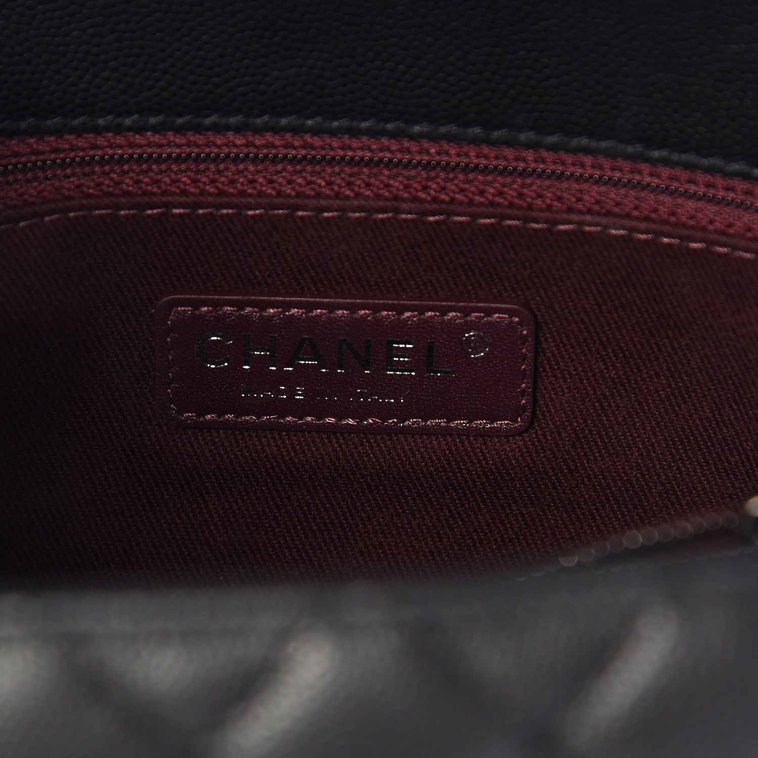 Chanel Caviar Quilted Medium Coco Handle Flap Black 6 of 10