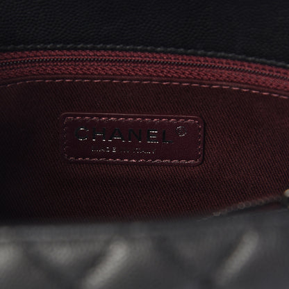 Chanel Caviar Quilted Medium Coco Handle Flap Black 6 of 10