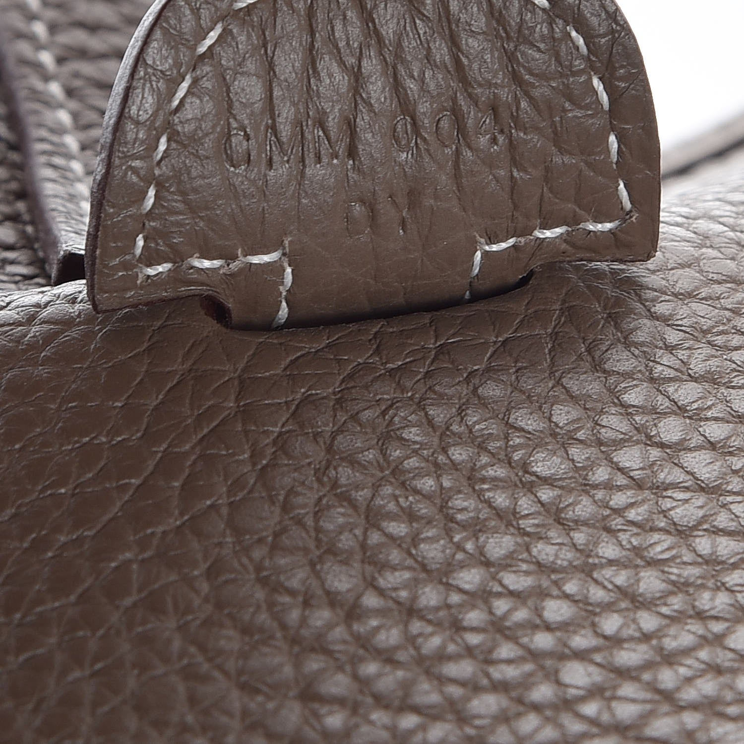 Hermes Taurillon Clemence Evelyne III PM Etoupe 6 of 7