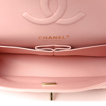 Chanel Caviar Quilted Medium Double Flap Light Pink 5 of 10