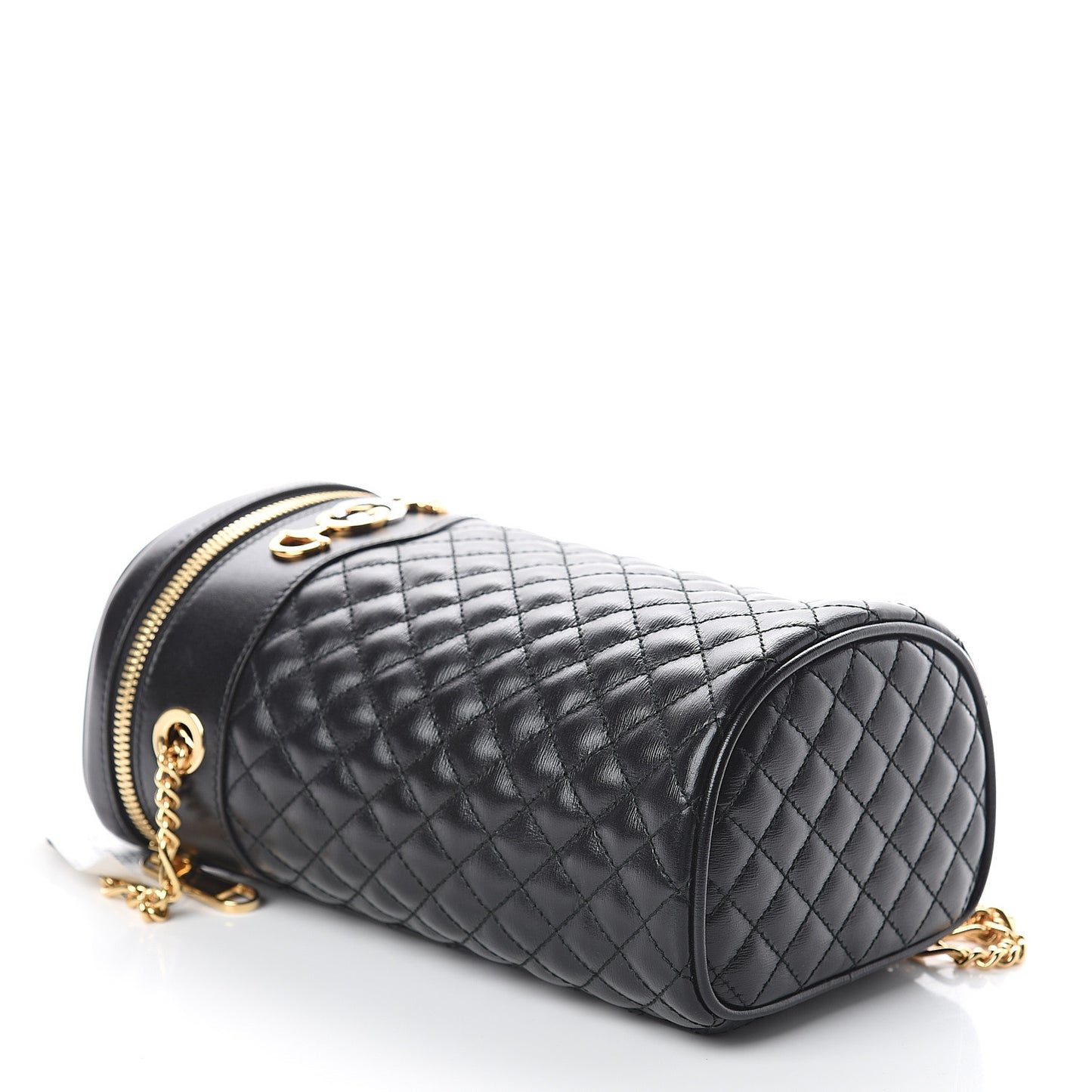Calfskin Trapuntata Zumi Belt Bag Black