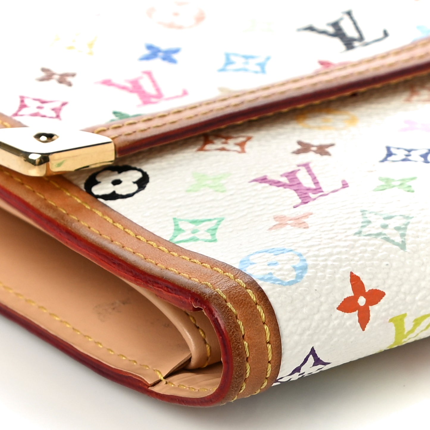 Monogram Multicolor Porte Tresor International Wallet White