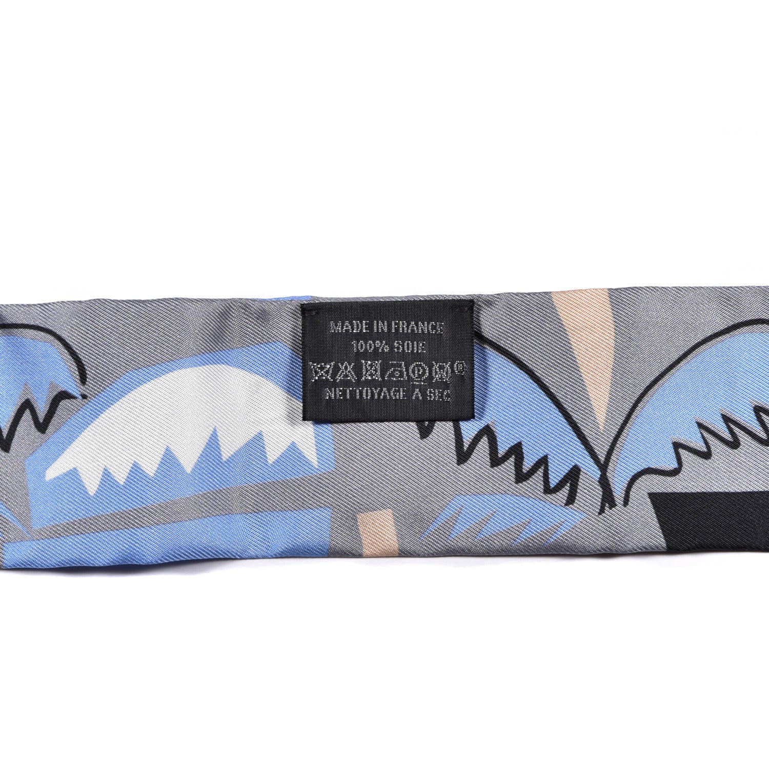 Hermes Silk Sea Surf and Fun Twilly Anthracite Marine Jean 4 of 4