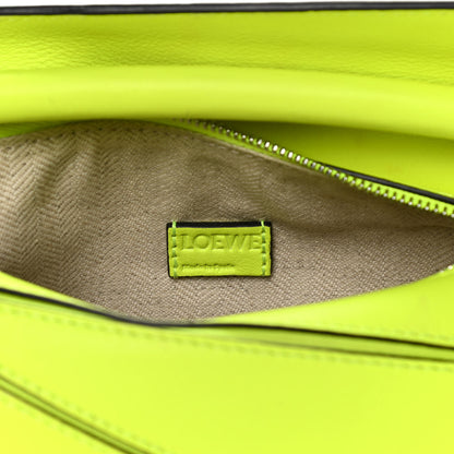 Loewe Calfskin Mini Puzzle Bag Neon Yellow 5 of 13