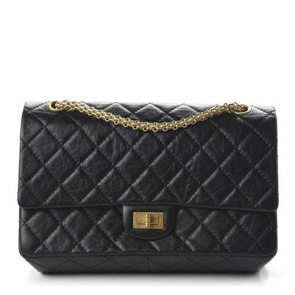 Chanel Aged Calfskin Quilted 2.55 Reissue 226 Flap Black 1 of 12
