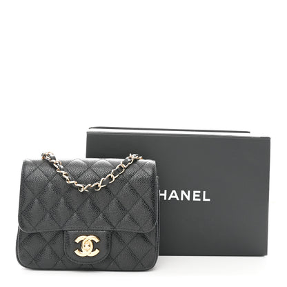 Chanel Caviar Quilted Mini Square Flap Black 13 of 13