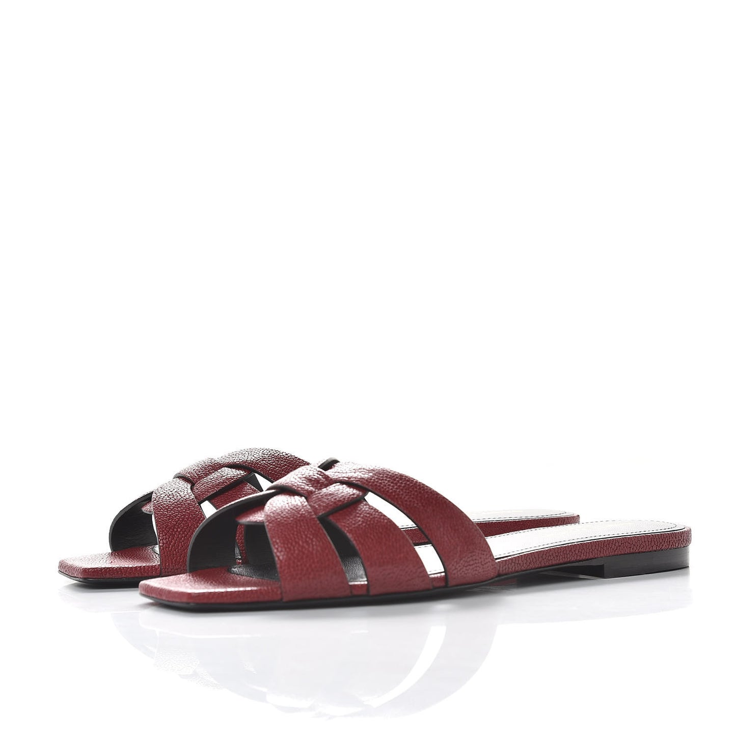 Grain De Poudre Nu Pied 05 Slide Sandals 37 Cordovan